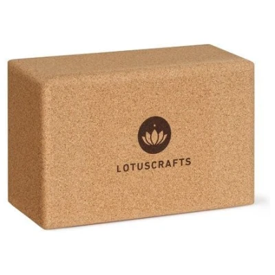 Lotuscrafts Yogablock Kork Supra Grip - ökologisch hergestellt (Standard)