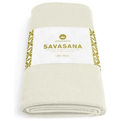 Lotuscrafts Yogadecke Savasana für Endentspannung - GOTS zertifiziert