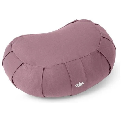 Lotuscrafts Zafu Meditationskissen Halbmond Siddha Sitzhöhe 15cm