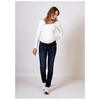Love2Wait Umstandsjeans straight Unterbauch