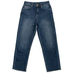 Lovjoi Damen vegan Straight Jeans Medlar Middark