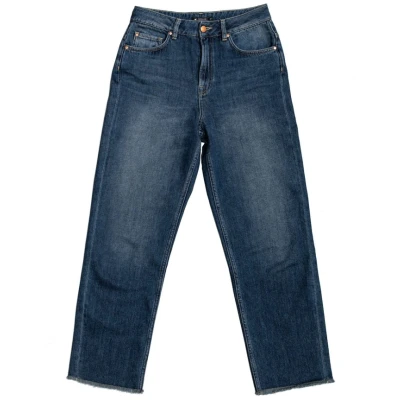 Lovjoi Damen vegan Straight Jeans Medlar Middark