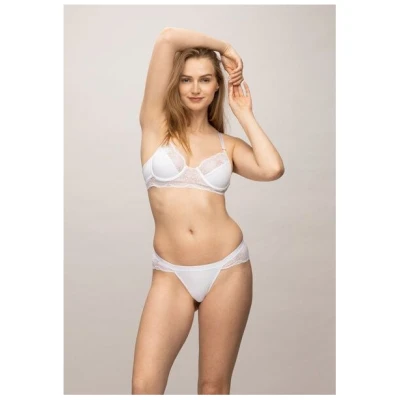 Lovjoi Tanga LUMINOUS MOSS mit filigraner Spitze