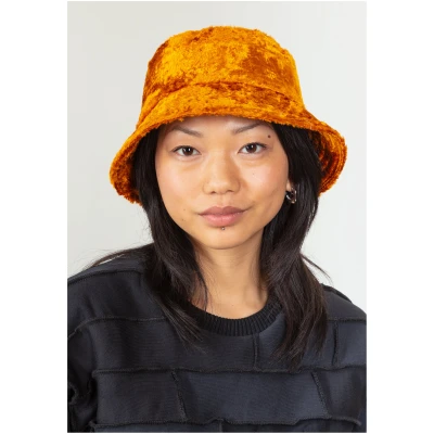 MAHLA Damen vegan Bucket Hat Gebrannte Orange