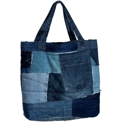 MAHLA Damen vegan Nova Upcycled Denim Shopper Tasche