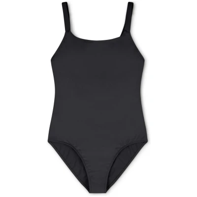 MATONA Damen vegan Badeanzug Vintage Schwarz