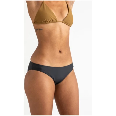 MATONA Damen vegan Bikini-Slips Vintage Schwarz