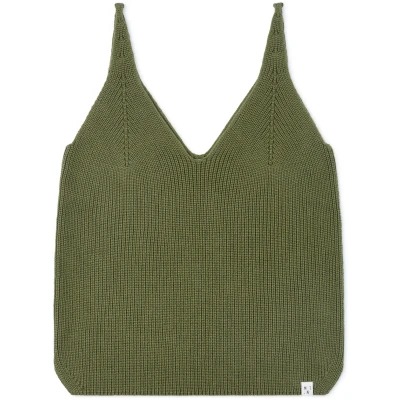 MATONA Damen vegan Strick Tank Bancha Grün