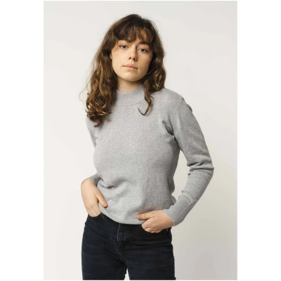 MELA Damen vegan Multipack Feinstrick-Pullover Sada Grau