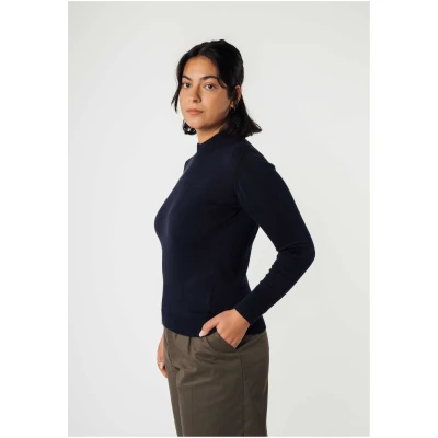MELA Damen vegan Multipack Feinstrick-Pullover Sada Navy