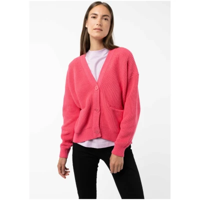 MELA Damen vegan Strickjacke Artha Rosa