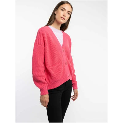 MELA Damen vegan Strickjacke Artha Rosa