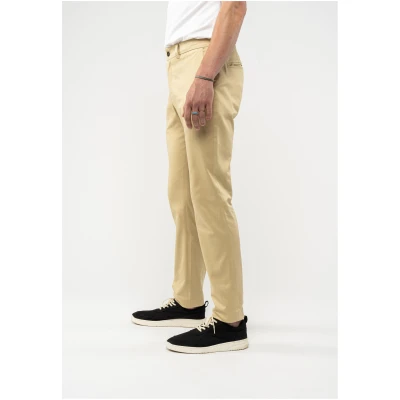 MELA Herren vegan Chinos Pooja Regular Fit Beige