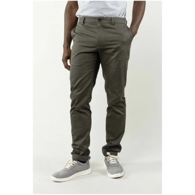 MELA Herren vegan Chinos Pooja Regular Fit Dunkeloliv