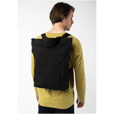 MELA Herren vegan Hybrid Backpack Anil Schwarz