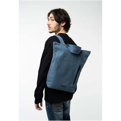 MELA Herren vegan Hybridrucksack Anil Blau