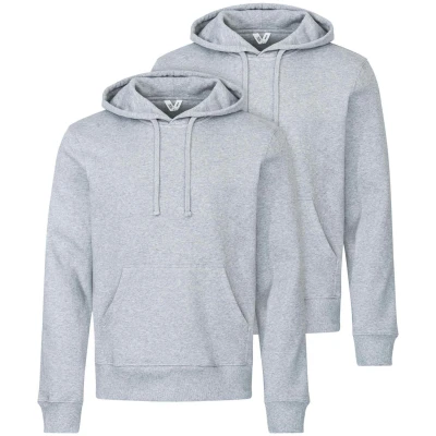 MELA Herren vegan Multipack Hoodie Tican Grau