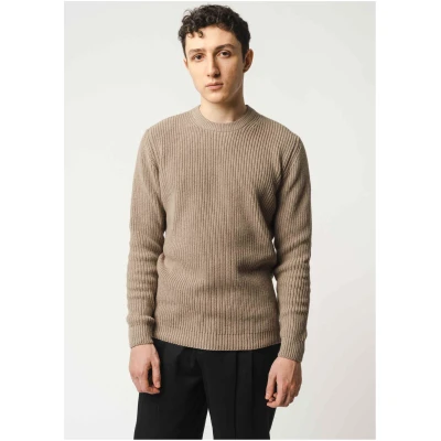 MELA Herren vegan Multipack Strickpullover Ravi Grün Beige