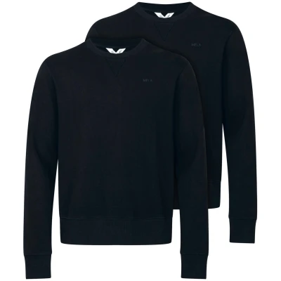 MELA Herren vegan Multipack Sweatshirt Adil Schwarz