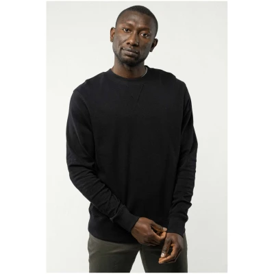 MELA Herren vegan Sweatshirt Adil Schwarz
