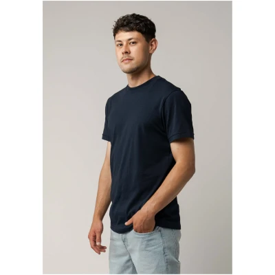 MELA Herren vegan T-Shirt Avan 3er-Pack Navy