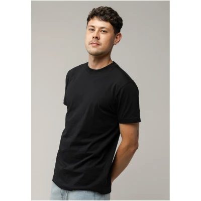 MELA Herren vegan T-Shirt Avan 3er-Pack Schwarz