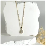 MOANINA Kette Nola Mondstein · 8k Echtgold