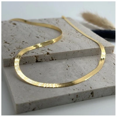 MOANINA Kette Sassari - 925 Silber/18k Gold Vermeil