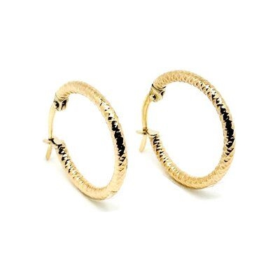 MOANINA Ohrringe Bari Hoops - 375 Massivgold