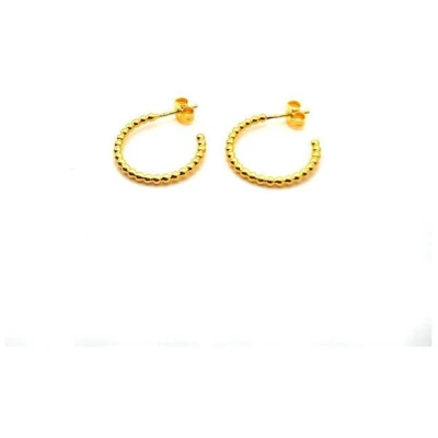 MOANINA Ohrringe Hoops Chia - 925 Silber/18k Gold Vermeil