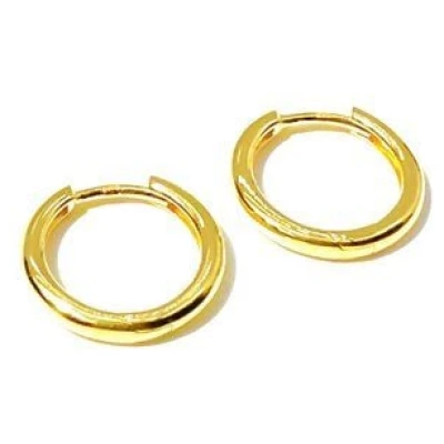 MOANINA Ohrringe Hoops Isabella - 925 Silber/18k Gold Vermeil
