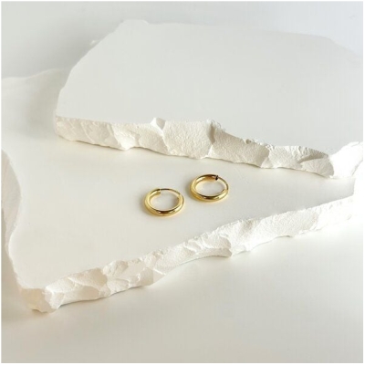 MOANINA Ohrringe Hoops Isabella · 14k Echtgold