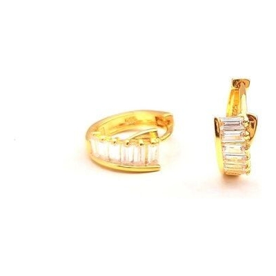 MOANINA Ohrringe Hoops Lucia - 925 Silber/18k Gold Vermeil