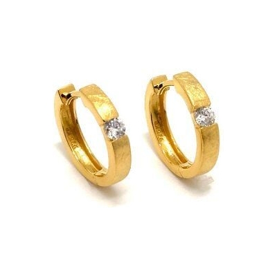 MOANINA Ohrringe Loano Hoops - 925 Silber/18k Gold Vermeil