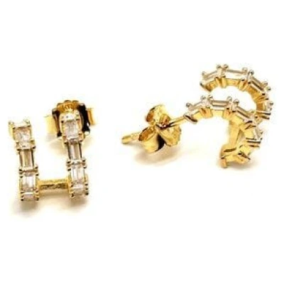 MOANINA Ohrringe Mira - 925 Silber/18k Gold Vermeil