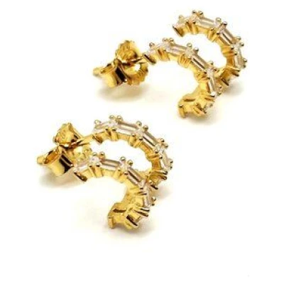 MOANINA Ohrringe Mira - 925 Silber/18k Gold Vermeil