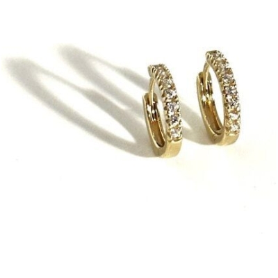 MOANINA Ohrringe Siena Hoops - 585 Massivgold