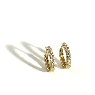 MOANINA Ohrringe Siena Hoops - 585 Massivgold