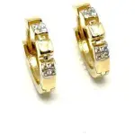 MOANINA Ohrringe Zivia Hoops - 375 Massivgold