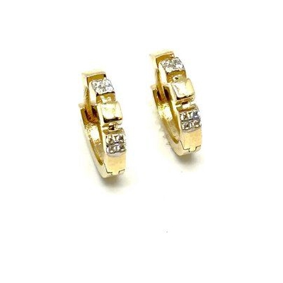 MOANINA Ohrringe Zivia Hoops - 375 Massivgold