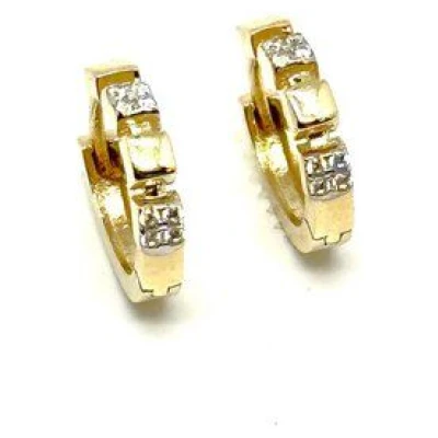 MOANINA Ohrringe Zivia Hoops - 375 Massivgold