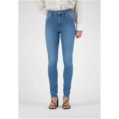 MUD Jeans Damen vegan Jeans Skinny Hazen Blau