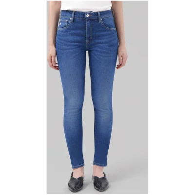 MUD Jeans Damen vegan Skinny Jeans Skyler Reines Blau