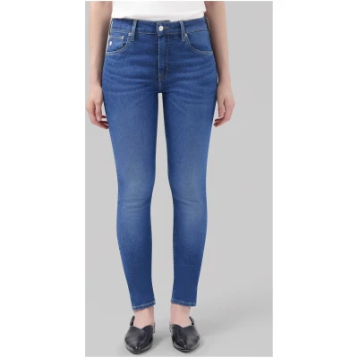 MUD Jeans Damen vegan Skinny Jeans Skyler Reines Blau