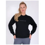 Magadi Damen Sweater BELLA mit Love- Peace- Yoga aus Sweat-Stoff