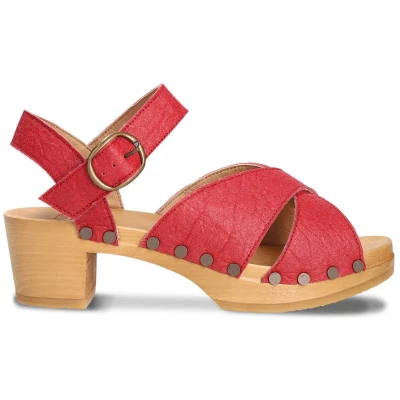Magnolia Pinatex Vegan Heel Sandals With a Buckle
