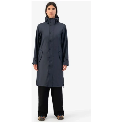 Maium Damen vegan Regenmantel Original Navy