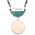 Mambu Design Upcycling Halskette - Ocean - Straußeneischmuck