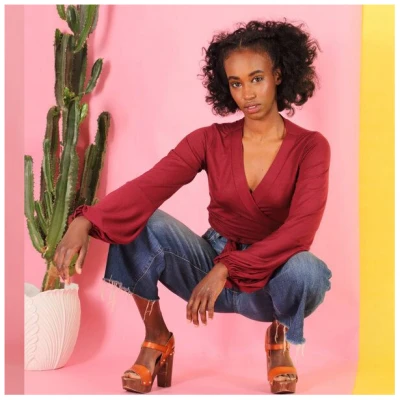 ManduTrap Tencel Wickelshirt Runa/berry