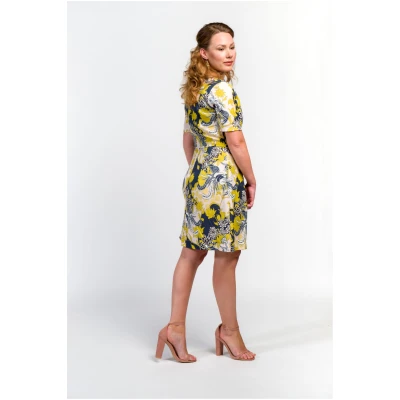 Marble Berriez Damen vegan Kleid Me Kimono